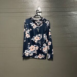 Floral Print Long Sleeve Top